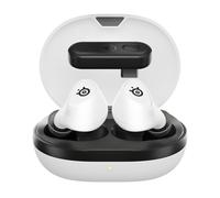 SteelSeries Arctis GameBuds for PS5 - Wireless Gaming Earbuds - 2.4GHz + BT 5.3 - ANC/Transparency - IP55 Water Resistant - 40H Battery - Wireless Charging - PS5, PC, Switch 2, Mobile - White