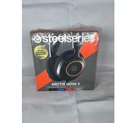 SteelSeries Arctis Nova 3 - USB-C Gaming Headset for PC, PS4, PS5 & Switch - RGB Lights - Hi-Fi Drivers - 360° Spatial Audio - AirWeave Memory Foam Earcups - Super Lightweight - ClearCast Gen 2 Mic