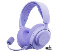 SteelSeries Arctis Nova 3P Wireless PlayStation Gaming Headset - Mobile App Control - 40 HR Battery - Neodymium Magnetic Drivers - 2.4GHz/Bluetooth - Detachable Mic - PS5, PS4, PC - Lavender