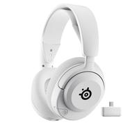 SteelSeries Arctis Nova 5 Multi-System Wireless Gaming Headset - White - Magnetic Neodymium Drivers - 100+ Audio Presets - 60 HR Battery - 2.4 GHz or BT