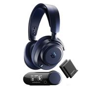 SteelSeries Arctis Nova Pro Omni - Hi-Res Wireless Gaming Headset, 96kHz/24bit, ANC, ClearCast Pro Mic, AI Noise Rejection, Mobile App, Mix 2.4GHz + BT, OmniPlay PC+PlayStation+Xbox - White