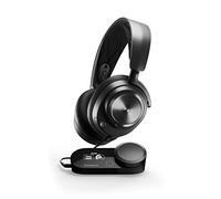 SteelSeries Arctis Nova Pro - Multi-System Gaming Headset (PS5, PC, Switch & More) - Premium Hi-Fi Drivers - Hi-Res Certified GameDAC Gen2 with ESS Sabre QuadDAC - 360° Spatial Audio - Retractable Mic