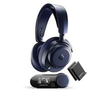 SteelSeries Arctis Nova Pro Omni - Hi-Res Wireless Gaming Headset, 96kHz/24bit, ANC, ClearCast Pro Mic, AI Noise Rejection, Mobile App, Mix 2.4GHz + BT, OmniPlay PC+PlayStation+Xbox - White