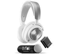 SteelSeries Arctis Nova Pro Wireless Multi-System Gaming Headset - Neodymium Magnetic Drivers - Active Noise Cancellation - Infinity Power System - Gen 2 Mic - PC, PS5, PS4, Switch, Mobile - White