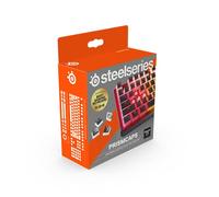 SteelSeries PrismCaps - Double Shot Pudding-style Keycaps - Durable PBT Thermoplastic - Compatible with Most Mechanical Keyboards - MX Stems - Black (US Layout)