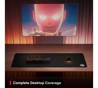 SteelSeries QcK Gaming Mouse Pad - XXL Cloth - Peak Tracking and Stability - Esports Mousepad - Never-Slip - Full Desk Coverage