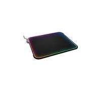 SteelSeries QcK Prism Cloth Gaming Mouse Pad - 2-zone RGB Illumination - Real-time Event Lighting - Optimized For Gaming Sensors - Size M (320 x 270 x 2mm) - Black + RGB