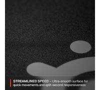 SteelSeries QcK L Performance Speed Gaming Mousepad - Extra density for a smooth glide - Low-profile edge stitching - Non-slip neoprene rubber base -