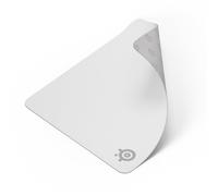 SteelSeries QcK Large Gaming Mousepad - White - Non-Slip Silicone Rubber Base - Peak Tracking and Stability - Optimized for Gaming Sensors - 450 mm x