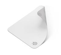 SteelSeries QcK Medium Gaming Mousepad - White - Non-Slip Silicone Rubber Base - Peak Tracking and Stability - Optimized for Gaming Sensors - 320 mm x 270 mm - FPS, MOBAs, RTS, MMO