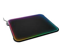 SteelSeries QcK Prism Cloth Gaming Mouse Pad - 2-zone RGB Illumination - Real-time Event Lighting - Optimized For Gaming Sensors - Size M (320 x 270 x 2mm) - Black + RGB