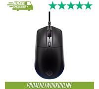 SteelSeries Rival 3 Gen 2 Gaming Mouse - 8500 DPI TrueMove Core Optical Sensor - 60 Million Click Durability - Low Latency - 77g Lightweight - 100% PTFE Feet - RGB - Black
