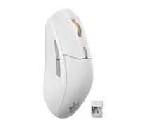 SteelSeries Rival 3 Wireless Gen 2 Gaming Mouse - 2.4GHz and Bluetooth - 18000 DPI TrueMove Air Optical Sensor - 60 Million Click Durability - Light-Weight - 100% PTFE Feet - White