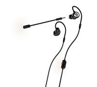 SteelSeries Tusq - In-Ear Mobile Gaming Headset - Dual Microphone With Detachable Boom Mic - Ergonomic Suspension Design Earphones - For Mobile