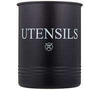 Steelware Central Utensil Holder Large Crocks Kitchen (black)