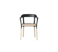 Steelwood Dining Chair Natural/ Black
