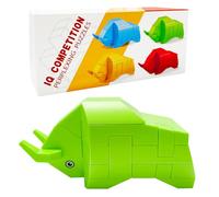 Steemjoey 3D Bull Brain Teaser Puzzles, IQ Challenge Puzzle Games, IQ Test Toy Mind Game Jigsaw School Gift Toys Party Bag Fillers Christmas Party Favours for Kids Adults