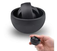 Steemjoey 3D Infinite Flip Fidget, Decompression Ball, Anxiety Relief and Fingertip Stress Relieving Sensory Toy for ADHD - Interactive for Kids and Adults - Black