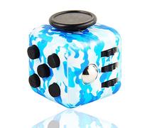 Steemjoey Fidget Toy Cube Toy Sensory Toys Stress Relieve Toy Anti-anxiety Toy for Children and Adults (Camouflage Blue) (132)