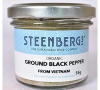 Steenbergs Organic Ground Black Pepper Standard 55g