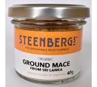 Steenbergs Organic Ground Mace Powder Standard Jar - 40g