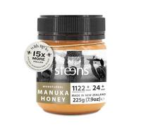 Steens Manuka Honey - MGO 1122+ - Pure & Raw 100% Certified UMF 24+ Manuka Honey - Bottled and Sealed in New Zealand - 225g