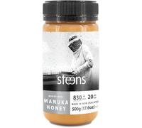 Steens Manuka Honey MGO 830+ Pure & Raw 100% Certified UMF 20+ Manuka Honey - Bottled and Sealed in New Zealand - 500g