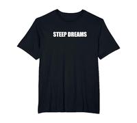 Steep Dreams T-Shirt, Men's Big and Tall, Black, 5X Tall