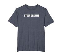 Steep Dreams T-Shirt, Men's Big and Tall, Heather Blue, 4X Tall