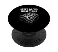 STEEP DROPS SHARP TURNS Mountain Terrain PopSockets Adhesive PopGrip