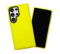 SteepLab Barrier Case for Samsung Galaxy S25 Ultra, Impact Absorbing 360 Degree Protection with Raised Bezel and Eye-Catching Colors (Hi-Energy Neon Yellow)
