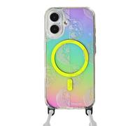 SteepLab Freehand Case for iPhone 16 Pro Max - Sling Phone Case w/Removable Lanyard Hooks, Magnetic and Shockproof Protection (Shoot for The Moon)