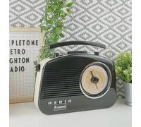 Steepletone Brighton BLUETOOTH BT Retro Classic Radio FM/AM MW/LW Battery, Mains