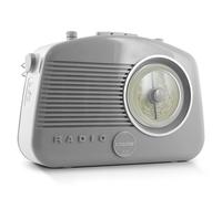 Steepletone Brighton BT Retro Radio, FM MW & LW Radio With Bluetooth Connectivity, Battery & Mains Operated, Headphone Socket, Portable Radio. Classic Radio Style (Sage Green)