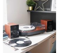 Steepletone Camden: 2 Speed Turntable with Bluetooth - Wood Effect