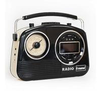 Steepletone Devon Dab & FM AC- DC Radio- Black Black