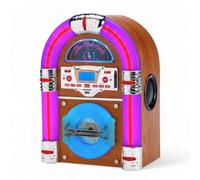 Steepletone Jive Rock Sixty Light Wood Jukebox