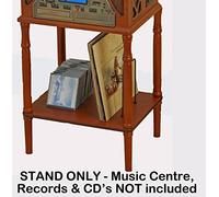 Steepletone Lancaster Music Centre STAND (Real Wood) - (Dark Wood)