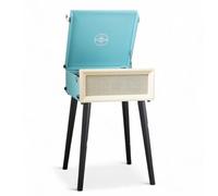 Steepletone 3 Speed Record Player with Bluetooth & FM Radio- Blue