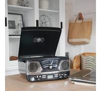 Steepletone Roxy 4 Record Player - Black