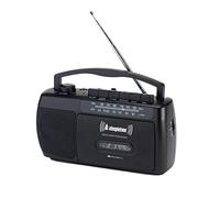 Steepletone Mono Radio/Cassette Player and Recorder - Black