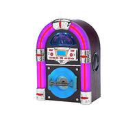 Steepletone Tabletop Jukebox - Dark Clear