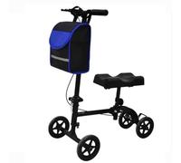 Steerable Knee Walker with Orthopedic Seat 300lbs Capacity Adjustable Height Knee Scooter for Broken Leg Foot Ankle Injuries Adult Knee Cart