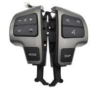 Steering Control Buttons Compatible With Toyota For Land For Cruiser-2007 2008 2009 2010 2011 Steering Wheel Audio Control Switch/Button(Dark gray)