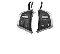 Steering Control Buttons Switch For Chevrolet For Dmax 2019 Steering Wheel Switch Cruise Audio Volume Remote Control Button(Silver Black)