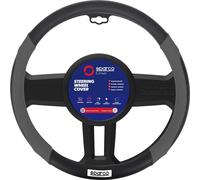 Universal Steering Wheel Cover SPC1113 Gray And Black With Perforated Details