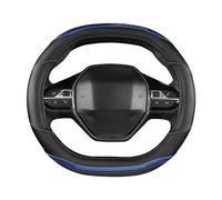 Steering Cover Wheel For Peugeot For 3008 For 4008 For 5008 Car Steering Wheel Cover Carbon Fibre + PU Leather Auto Accessories Interior Steering Wheel Cover (Color : Blue)