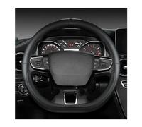 Steering Cover Wheel For VW For Golf 7 8 For Polo 2014-2021 For Scirocco For Jetta 6 2017-2021 For Santana 2016-2021 For Tiguan 2015-2021 D Shape Car Steering Wheel Cover Steering Wheel Protector(Blac