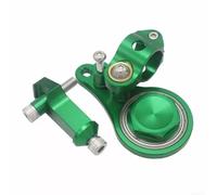 Steering Damper Bracket Set for Kawasaki ZX6R For ZX636, Complete Kit for 2005 2006 Model Integration (Green)