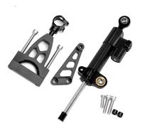 steering damper Compatible With CB400 For Vtec 1999-2010 2009 2008 2007 2006 2005 2004 2003 2002 Motorcycle Steering Stabilize Damper Bracket Mount Universal
